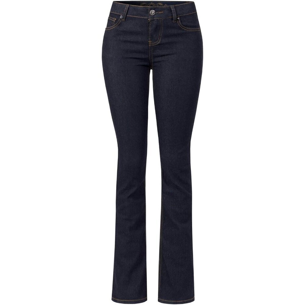 Women's Stretch Slim Bootcut Jeans Dark Denim Size 5 Perfect For Casual Wear